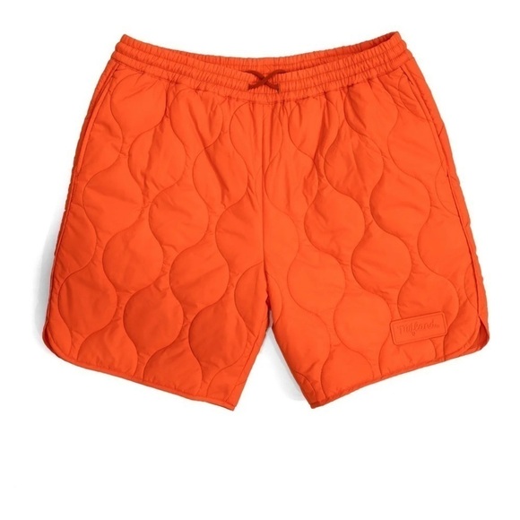 Mifland Quilted Shorts LE Bright Orange - Size XS - NWOT - Picture 2 of 12